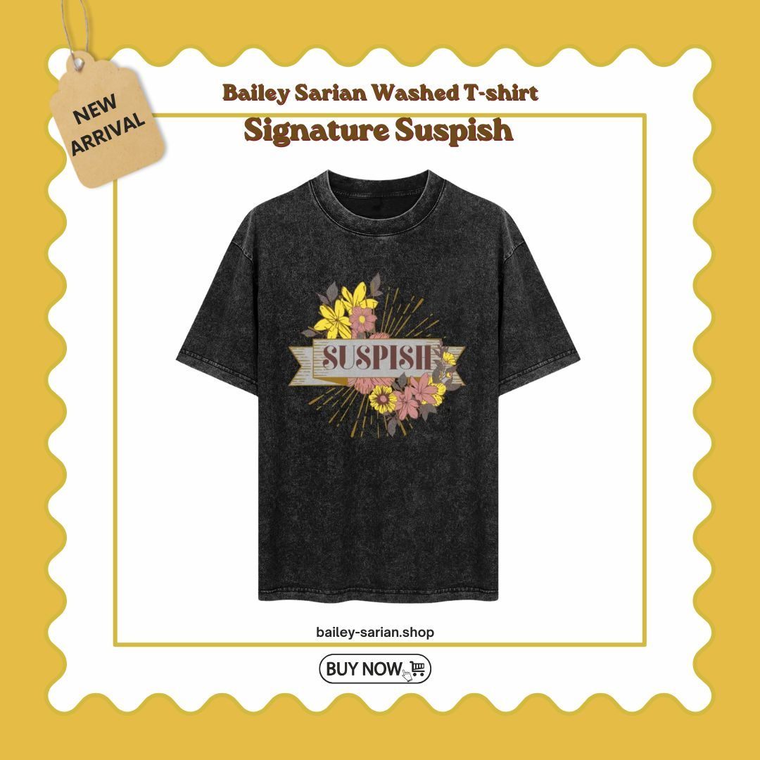 Suspish Vintage Flower PTTT1106 Washed  Bailey Sarian T-Shirt